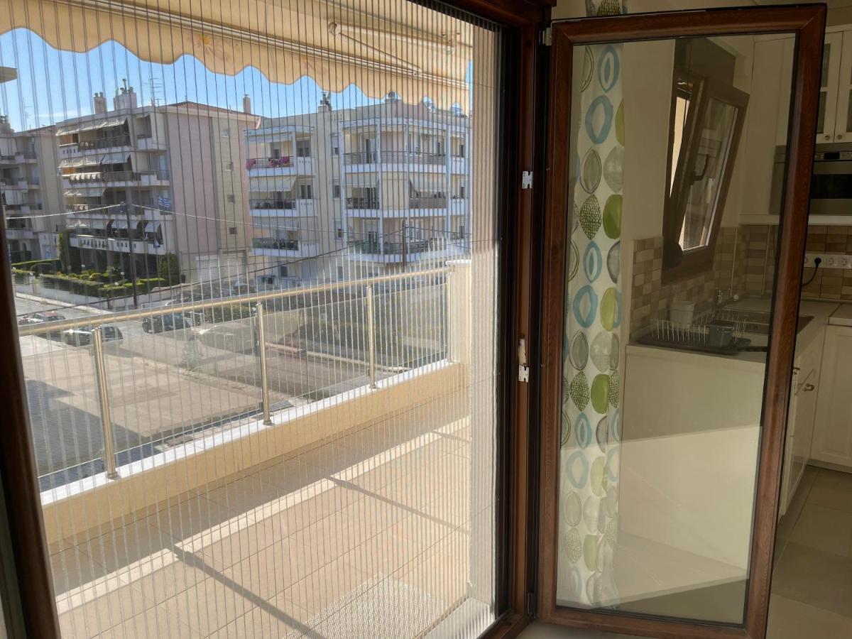 Luxury And Sunny Apartment 250 Mts From The Beach!! Peraía Buitenkant foto