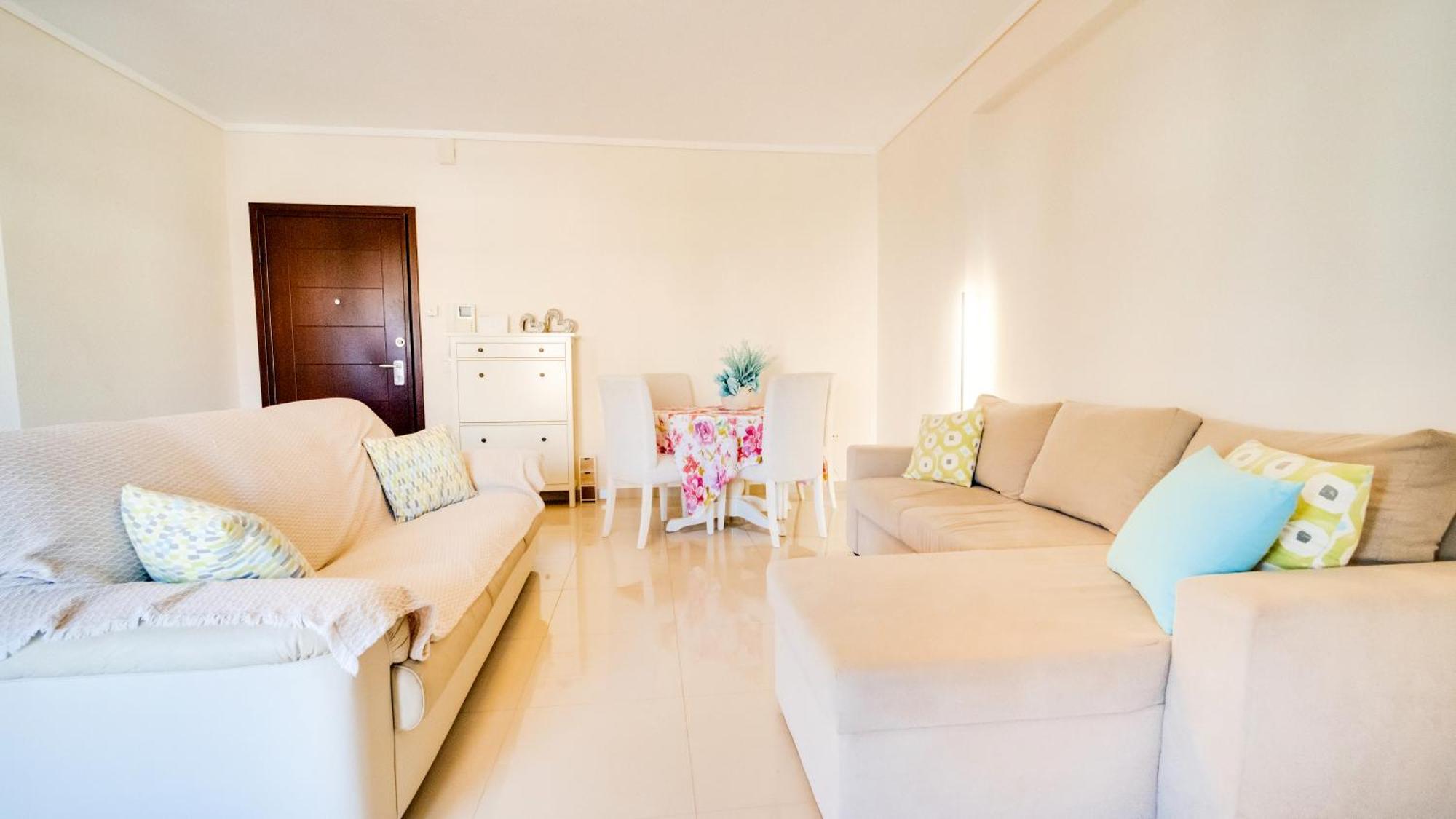 Luxury And Sunny Apartment 250 Mts From The Beach!! Peraía Buitenkant foto
